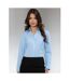 Russell Collection Ladies/Womens Long Sleeve Easy Care Oxford Shirt (Oxford Blue) - UTBC1022-1
