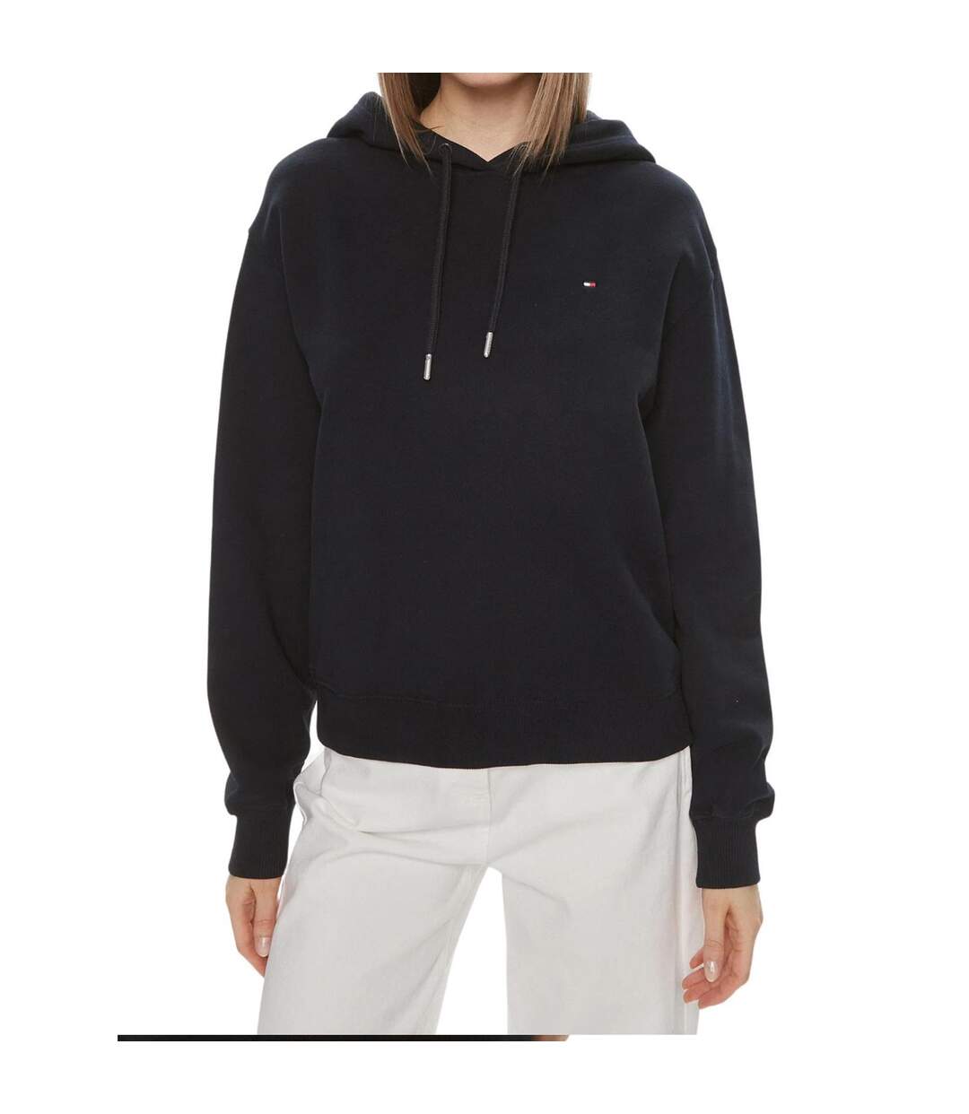 Veste À Capuche Motif/style Logo Desert Sky Femme Bleu Marine Tommy Hilfiger-1