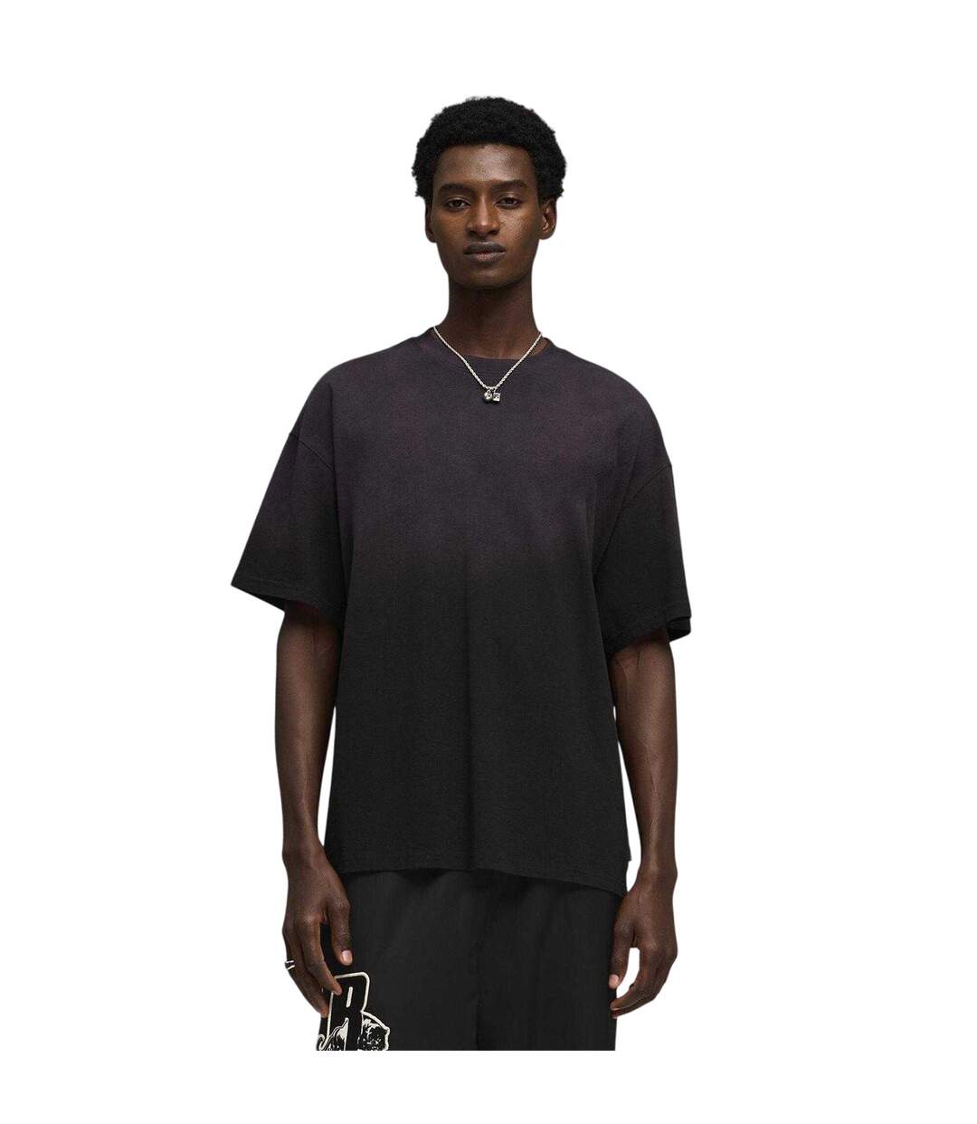 Mens X Represent Oversized T-shirt  Black Puma-2