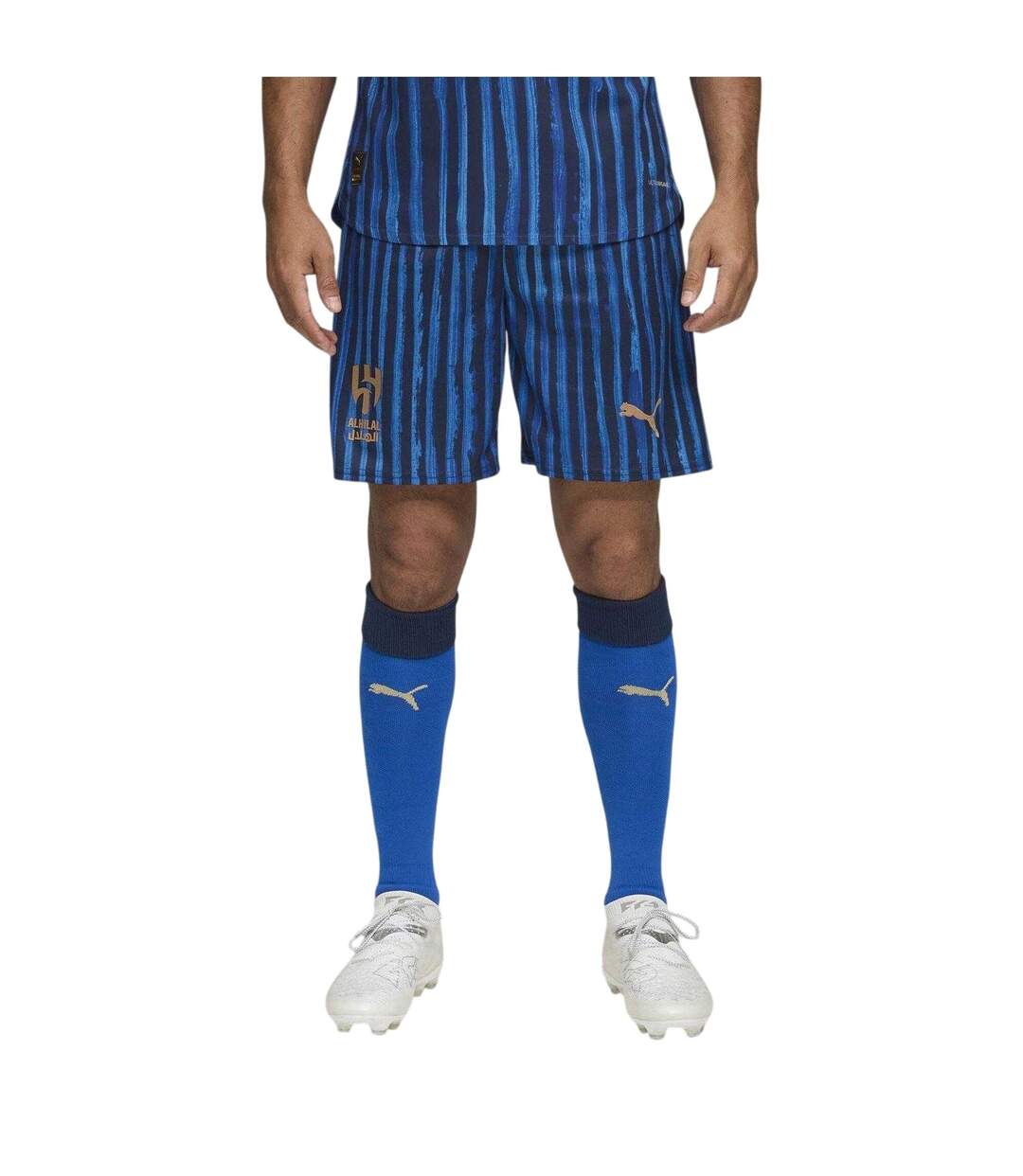 Mens Kidssuper 25/26 Al-hilal Saudi Fc Football Shorts Blue Navy Puma-4