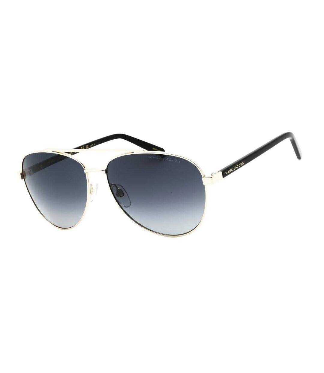 Lunettes De Soleil Motif/style Dégradé Femme Taille Unique Jaune Or Gris Foncé Marc Jacobs-2