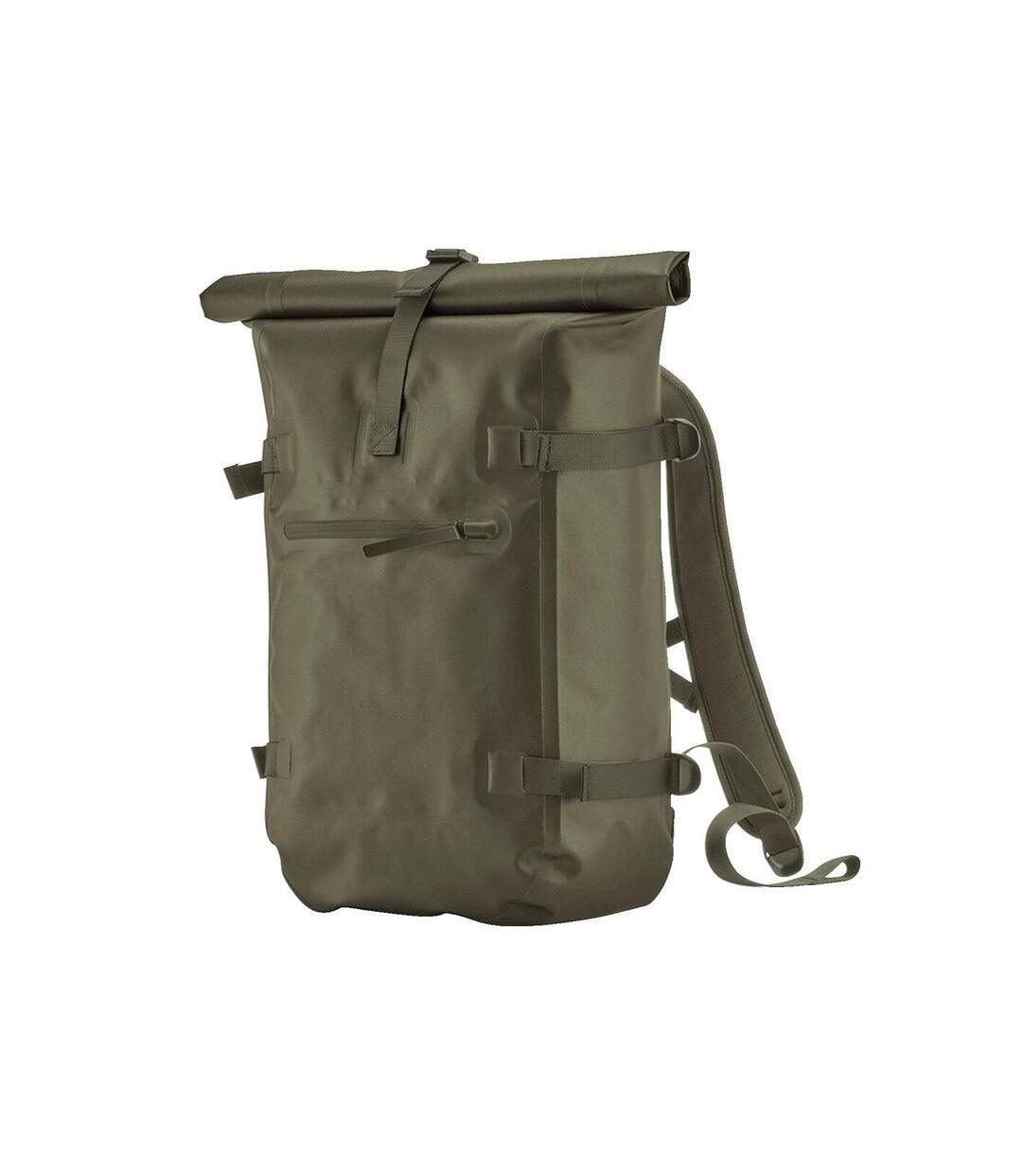Sac À Dos Motif/style Haut À Rouler Taille Unique Vert Caché Quadra-2