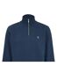 Mens Quarter Zip Sweatshirt Yale Blue Original Penguin-3