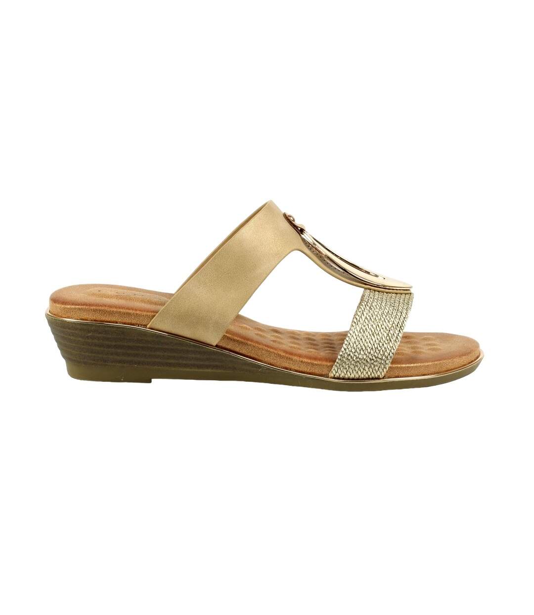 Sandales porto femme beige Lunar-3