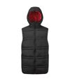 2786 Mens Latitude Hooded Body Warmer (Black/Red)
