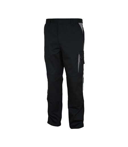 Pantalon Homme Noir Gris Carson Contrast
