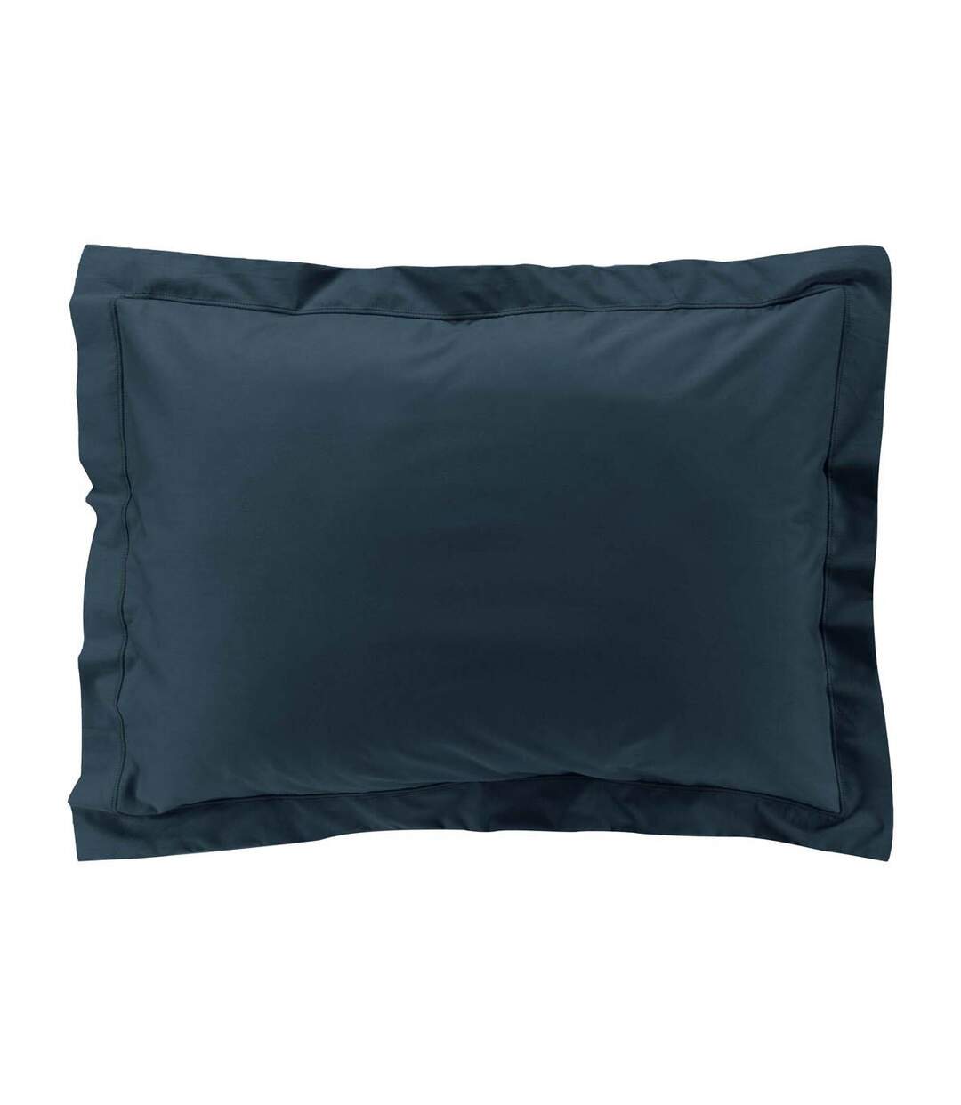 Taie d'Oreiller Percaline 50x70cm Bleu Nuit-1