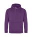 AWDis Hoods Adults Unisex Washed Look Hoodie (Washed Purple)