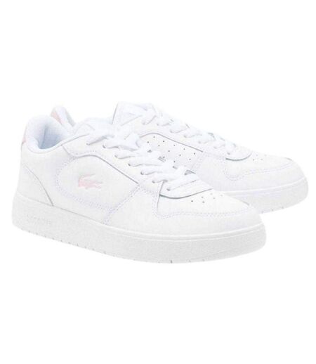 Baskets The Court Ace Femme Blanc Rose Lacoste