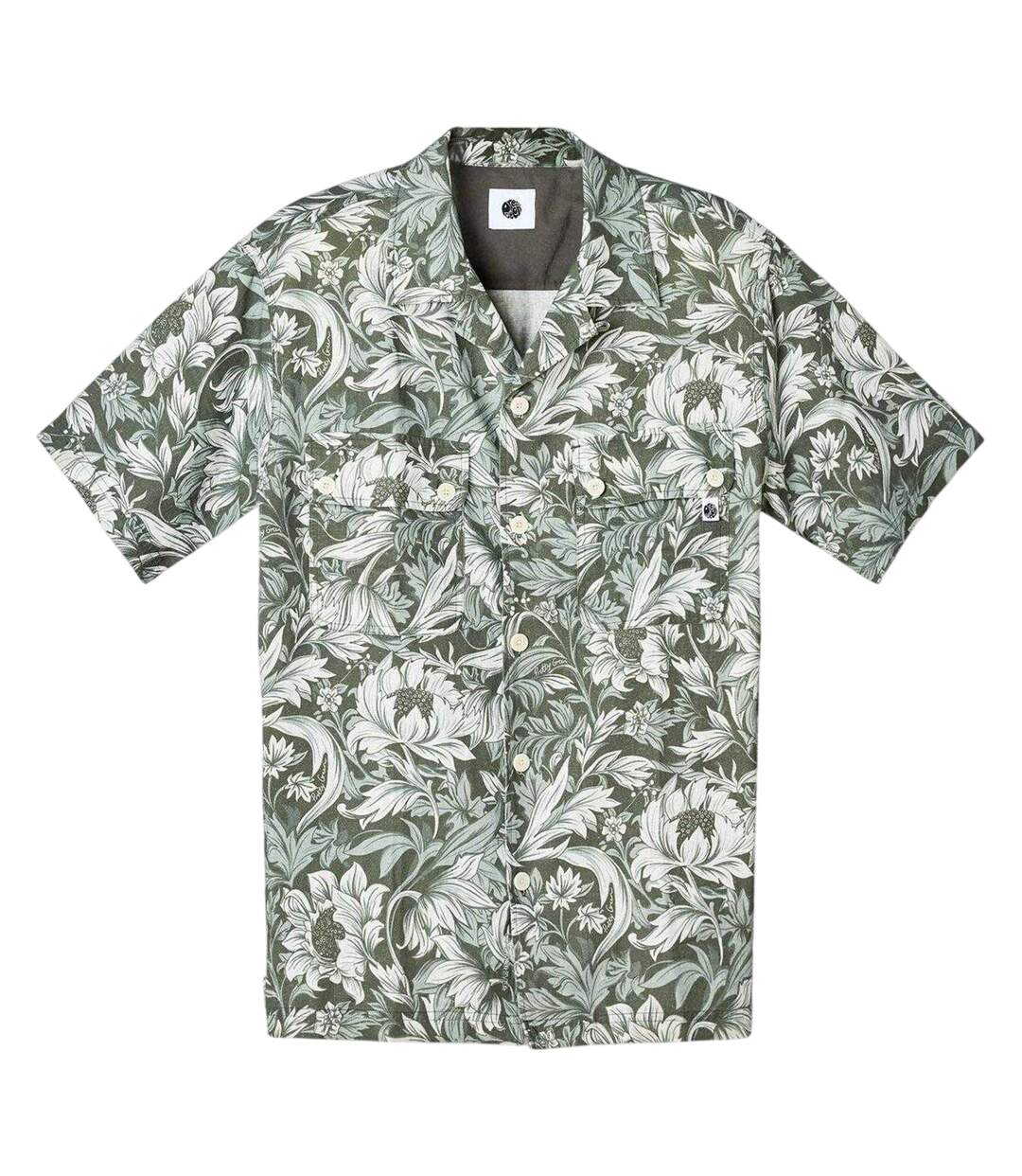 Chemise Motif/style Floral Bostall Homme Vert Pretty Green-2