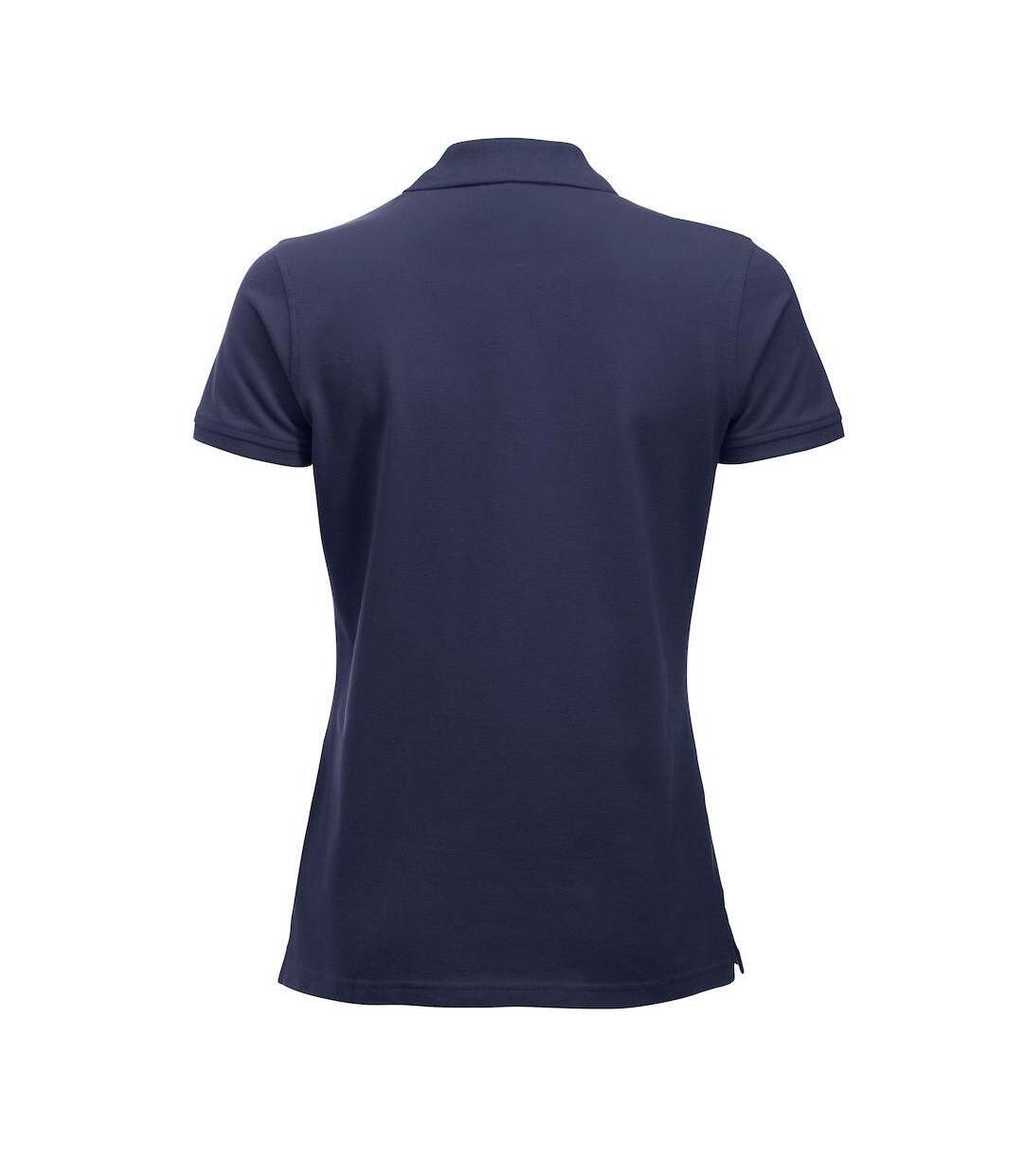 Womens/ladies Marion Polo Shirt Bright Pink Clique-4