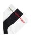 Lot De 6  Chaussettes Homme Noir Blanc Hugo Boss-3