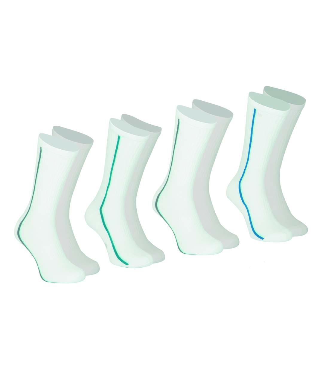 Lot de 4 mi-chaussettes homme Odor Control Athena-2