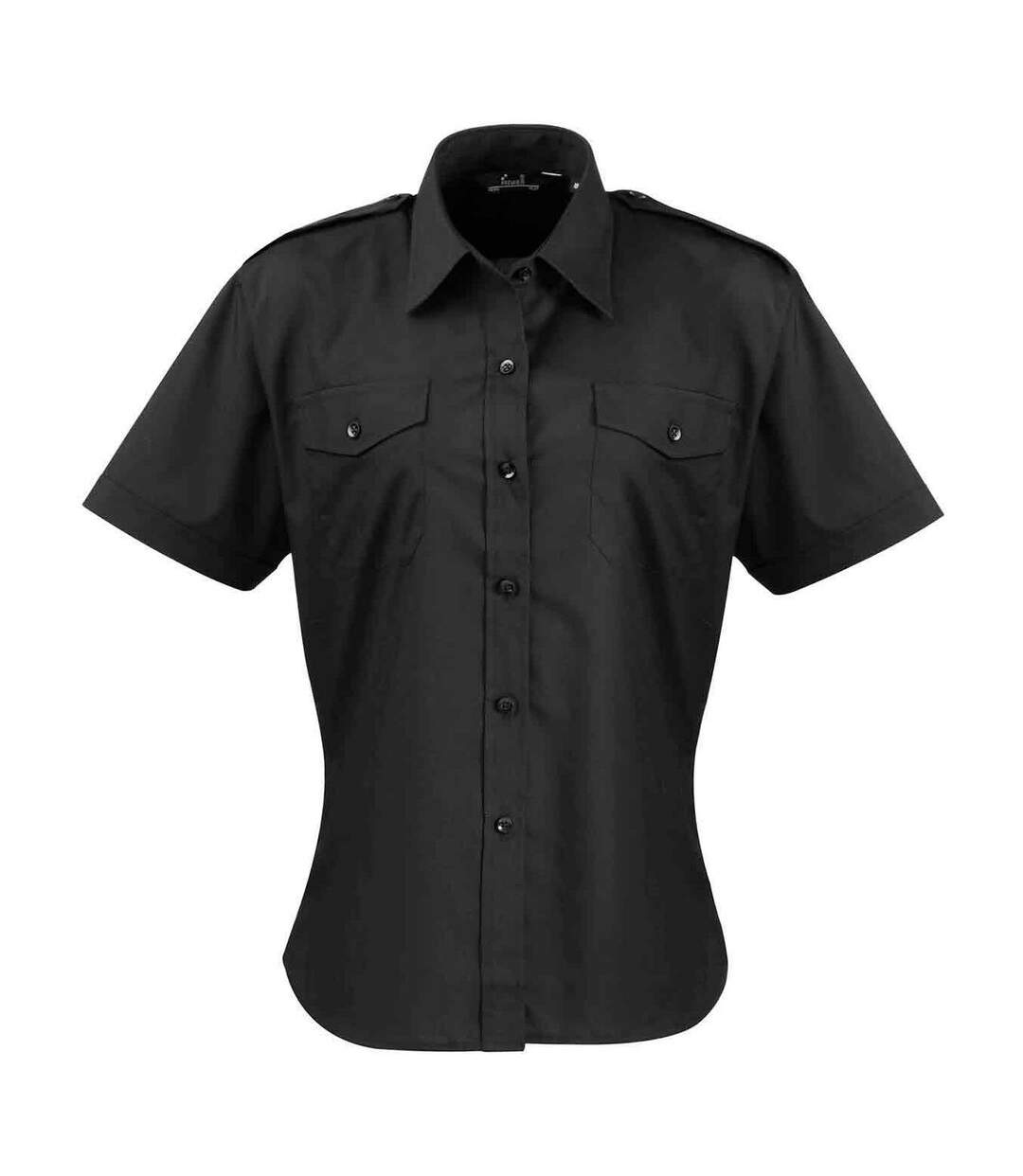 Chemise pilote femme noir Premier