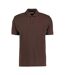 Mens klassic superwash 60°c classic polo shirt chocolate Kustom Kit