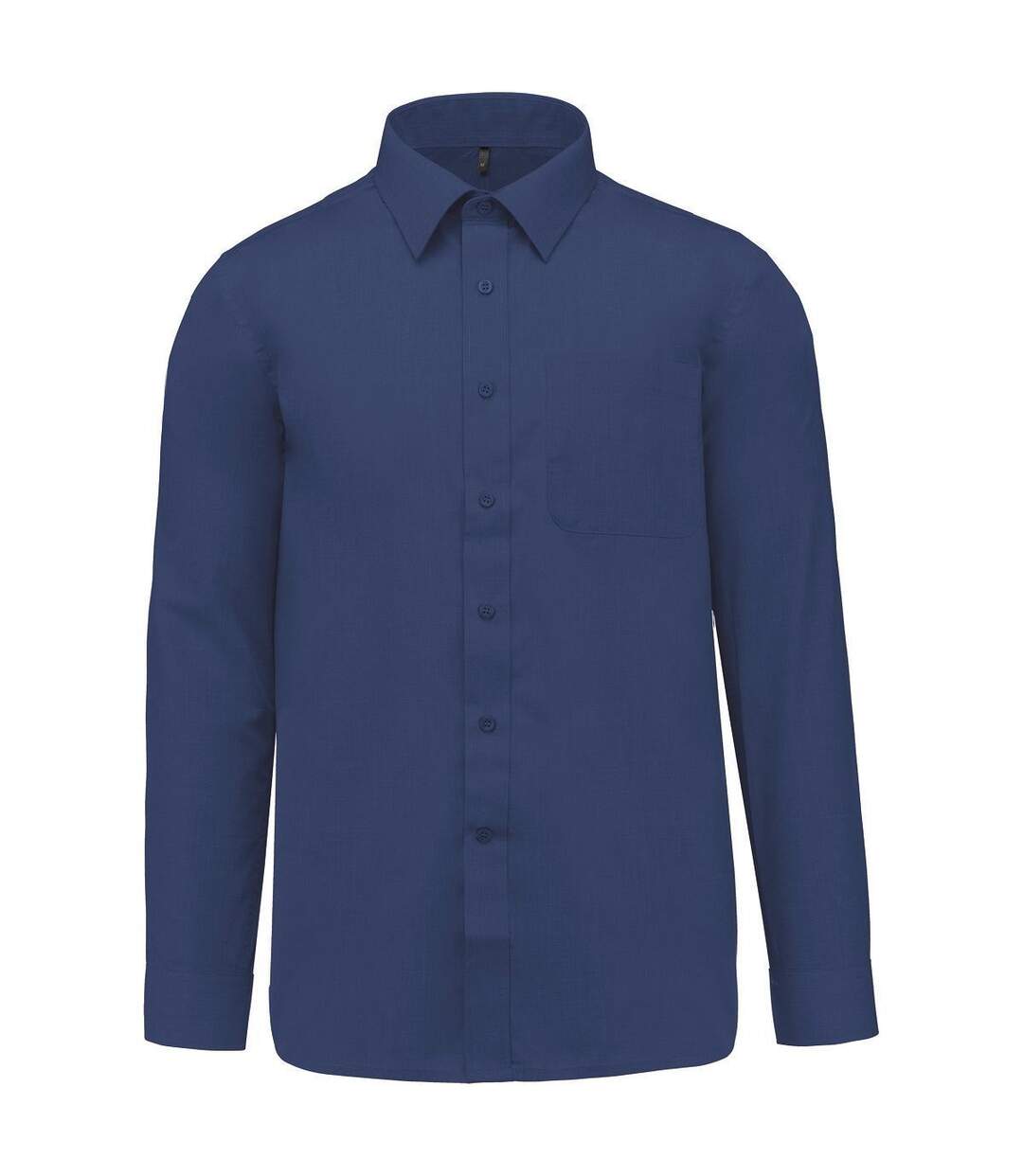 Chemise popeline manches longues - Homme - K545 - bleu deep