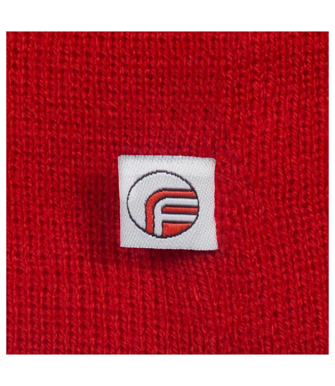 Manchester Crest Bobble Beanie Red Fan Originals-4
