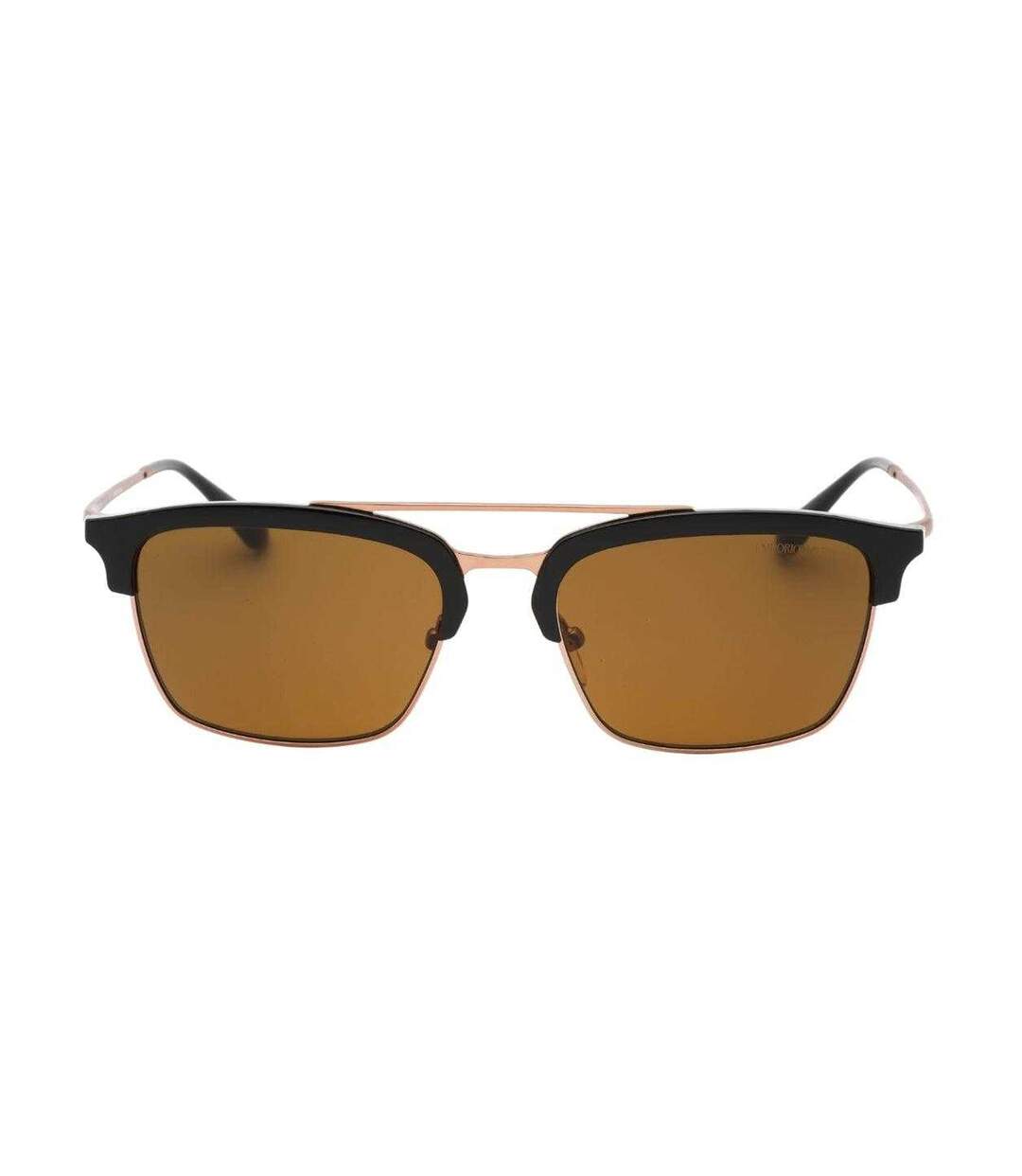 Lunettes De Soleil Motif/style Carré Homme Taille Unique Marron Emporio Armani-2