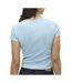 T-shirt bleu clair femme vero moda chloe - m-2