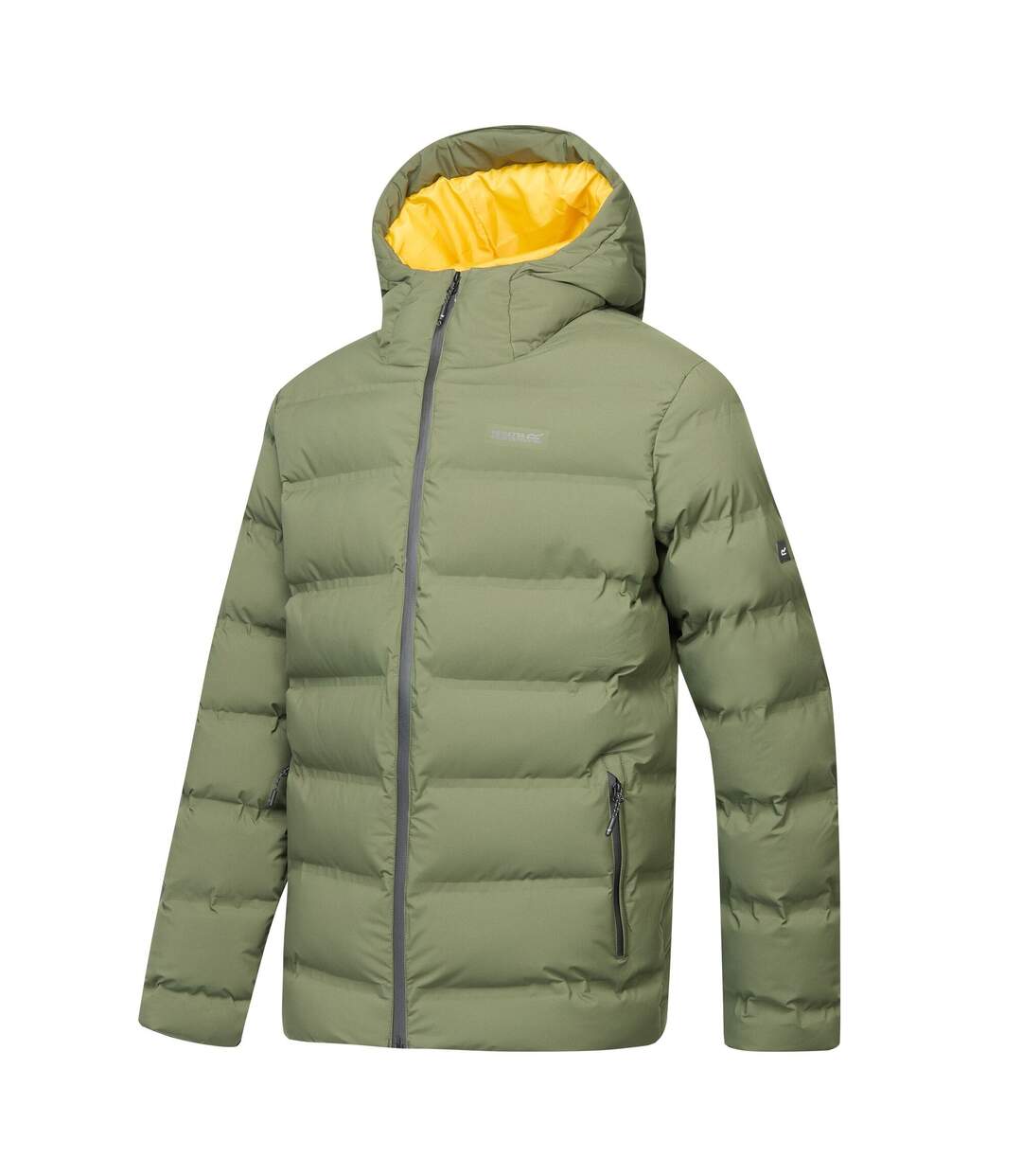 Veste Imperméable Altoro Homme Kaki Foncé Jaune Regatta-4
