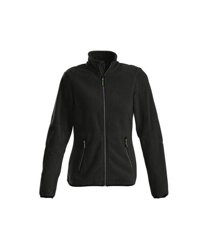 Printer Womens/Ladies Speedway Fleece Jacket (Black)