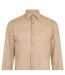 Chemise Habillée Manches Longues Homme Beige Clair Boss-3