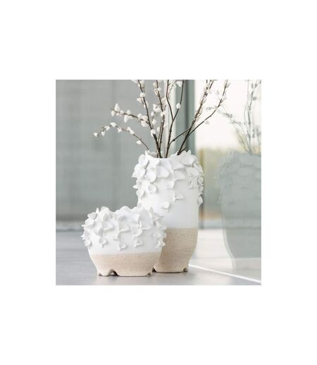 Cache-Pot en Poterie Anémone 25cm Naturel