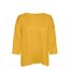 Pull jaune femme vero moda olivia-1