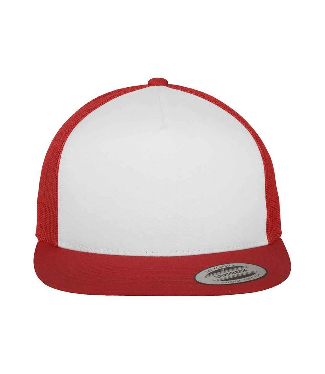 Casquette trucker adulte rouge / blanc Flexfit-1