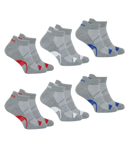 Lot de 6 paires de chaussettes basses homme Wilson