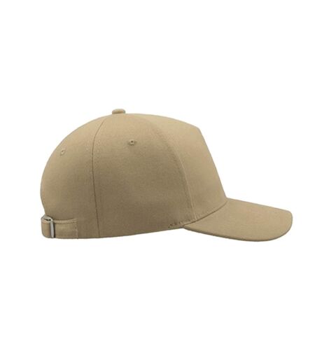 Casquette avec fermoir en métal liberty five mixte beige Atlantis