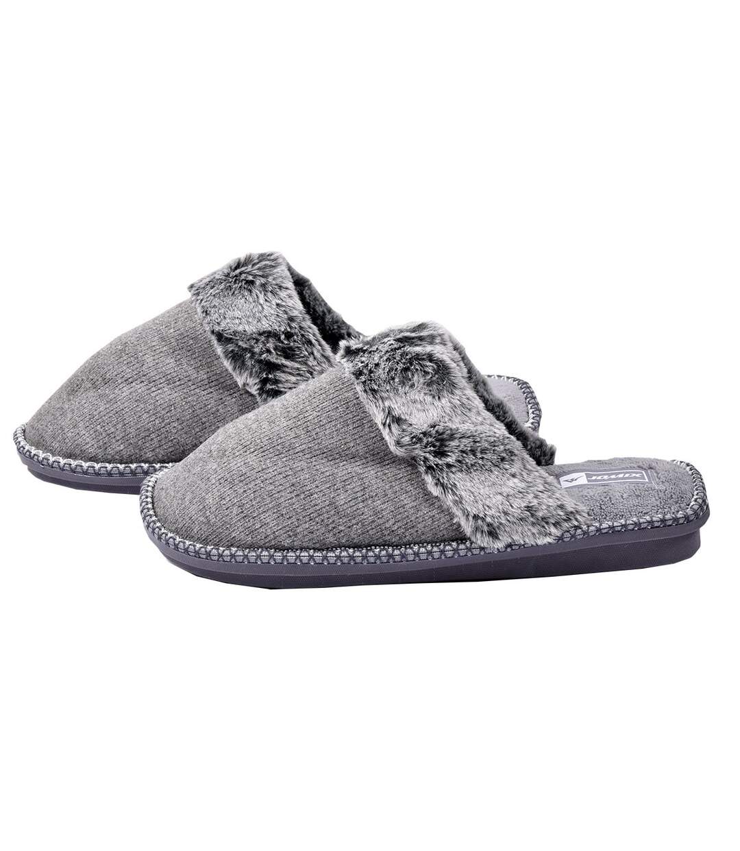 PANTOUFLE Homme PREMIUM MU3682 GRIS