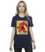 Disney - T-shirt BIG HERO BAYMAX BAYMAX NEWSPAPER - Femme (Bleu marine) - UTBI15447-2