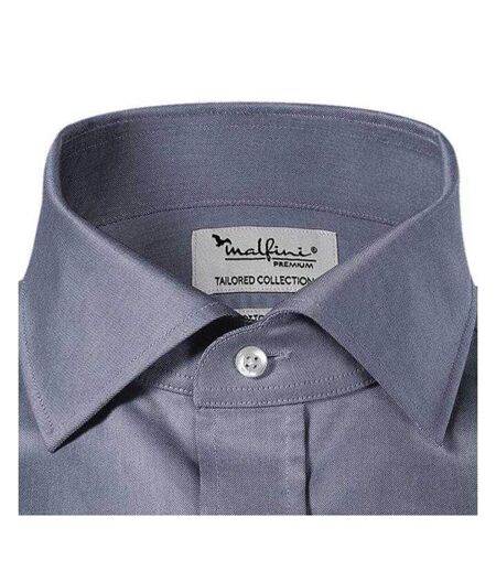 Chemise Manches Longues Journey Femme Gris Bleu Foncé Chiné Malfini