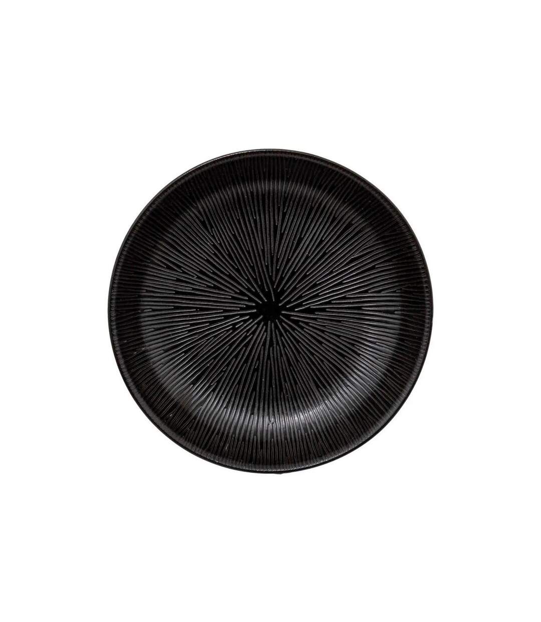 Lot de 6 Assiettes Creuses Atelier 19cm Noir-1