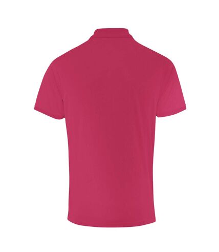 Polo coolchecker homme rose Premier