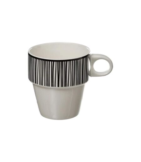 Lot de 4 Mugs sur Rack Bohemia 26cl Blanc