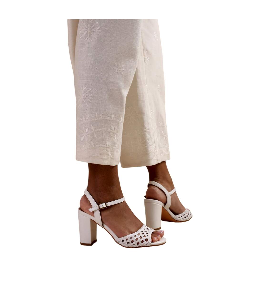 Sandales Larges cuba femme blanc Where´s That From-2