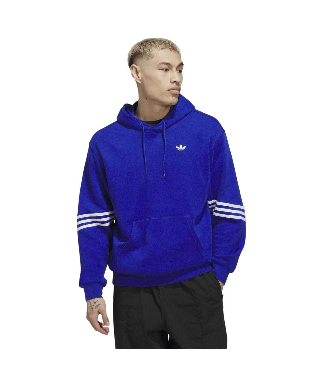 Sweat À Capuche Skate Classics Adulte Bleu Adidas-4