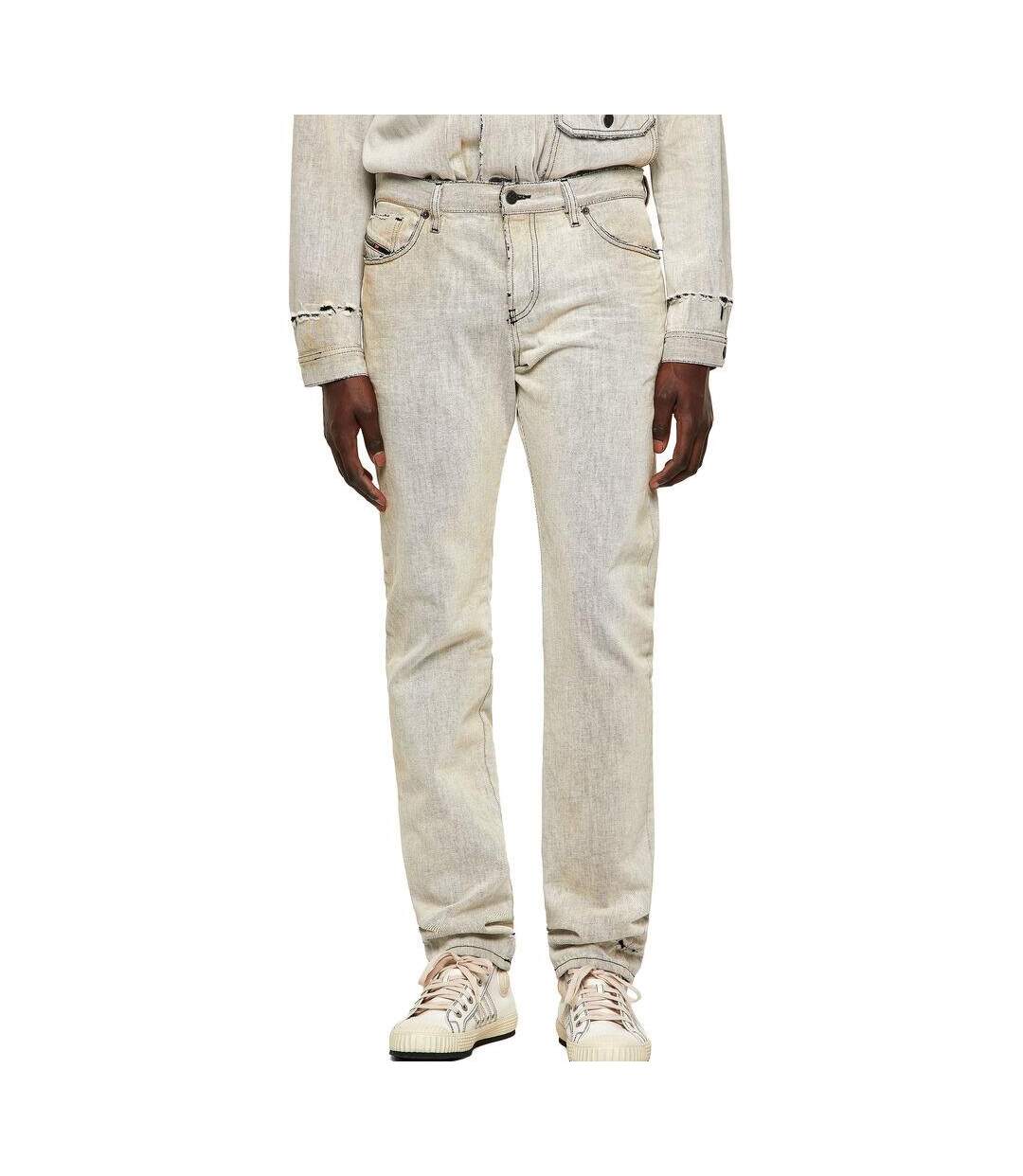 Jean Slim Blanc Homme Diesel Kras - W28-L32