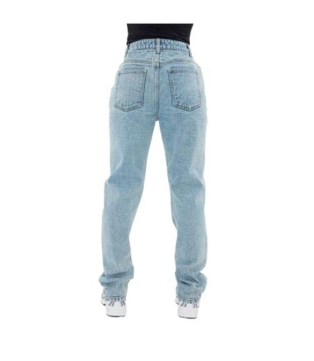 Womens/ladies Light Wash 5 Pockets Jeans Mid Wash I Saw It First