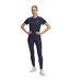 Legging Motif/style Uni Tech Femme Bleu Marine Délavé Under Armour-1
