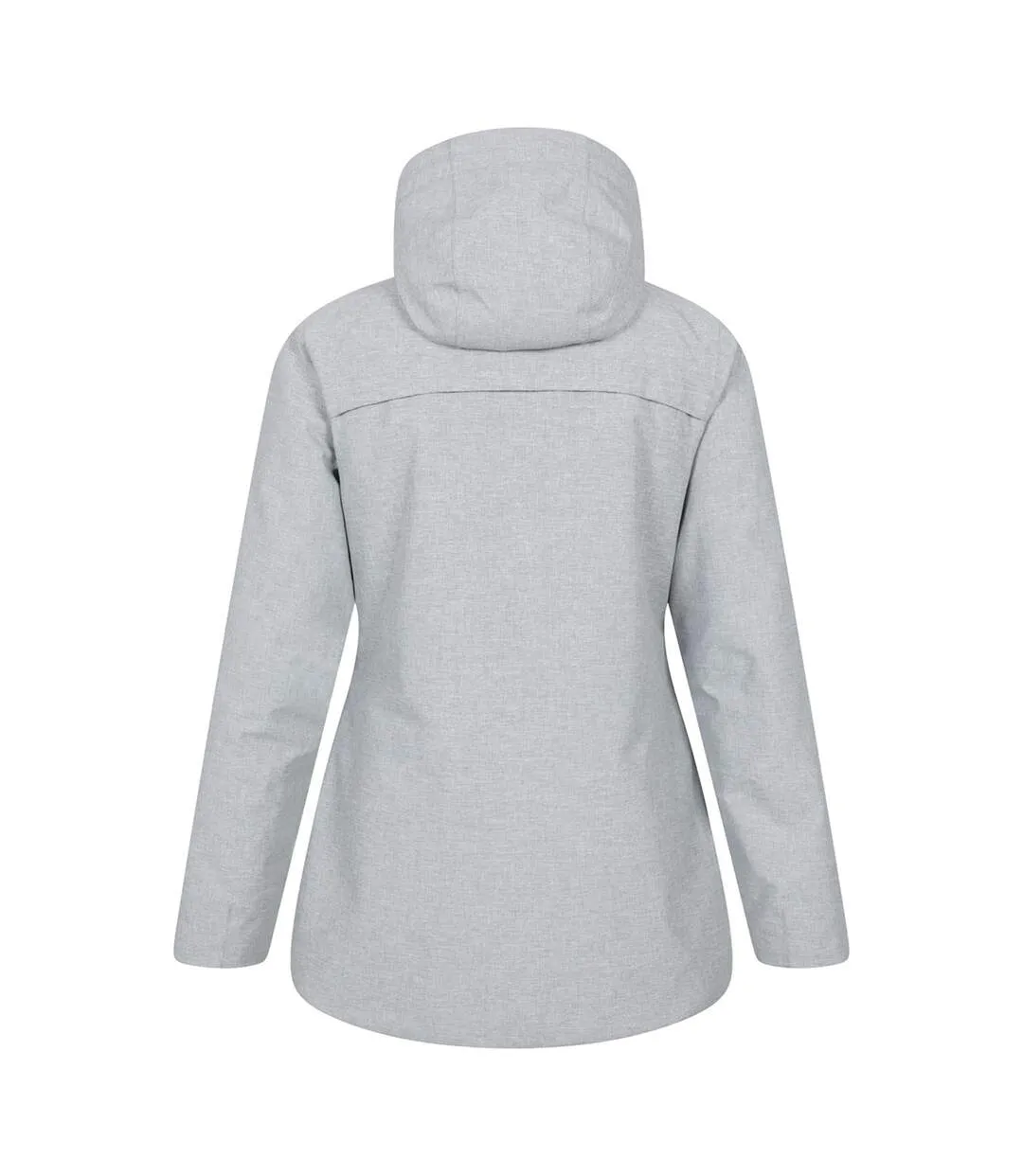 Womens/ladies Snowdrift Waterproof Ski Jacket Light Grey Mountain Warehouse-3