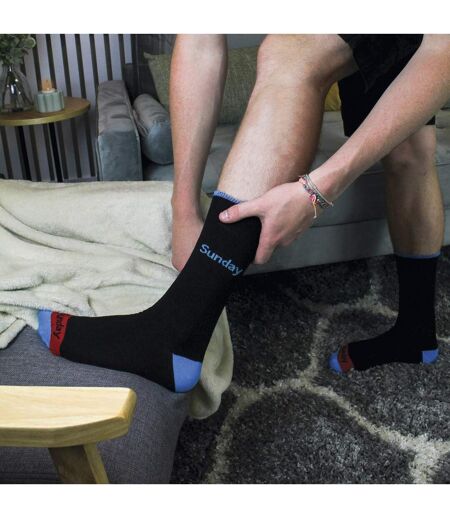 7 Pack Mens Days Of The Week Novelty Cotton Socks