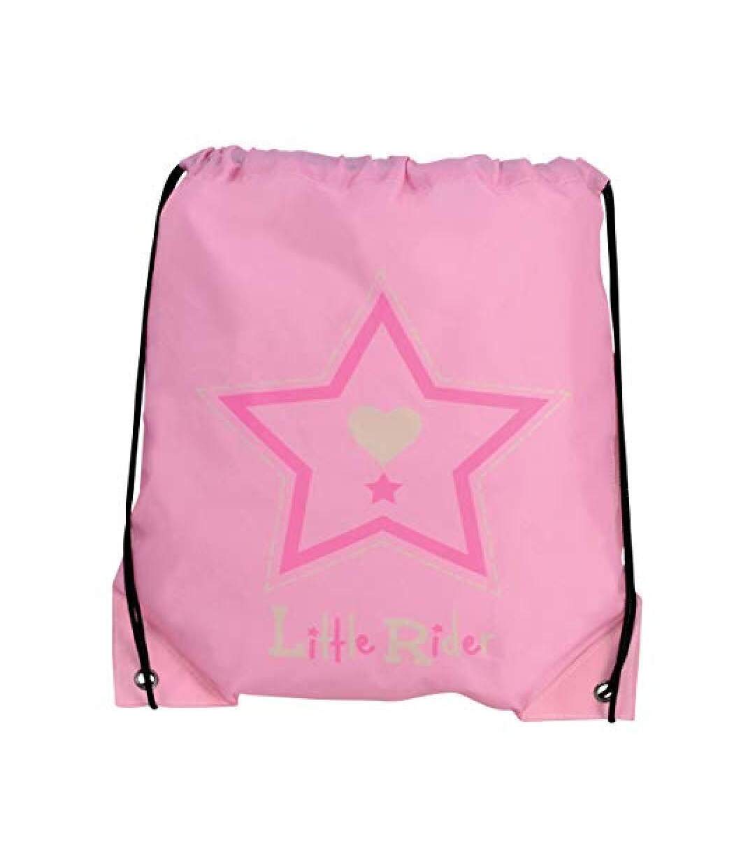 Riding Star Drawstring Bag One Size Begonia Pink Little Rider-1