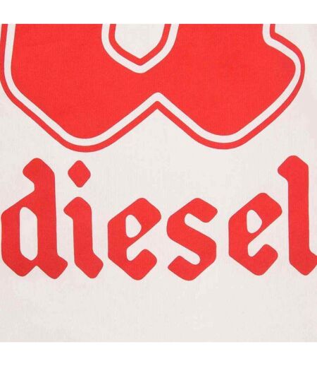 T-shirt Motif/style Grand Lowercase D Adulte Blanc Diesel
