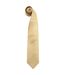 Premier Mens “Colors Plain Fashion / Business Tie (Pack of 2) (Gold) (One Size)