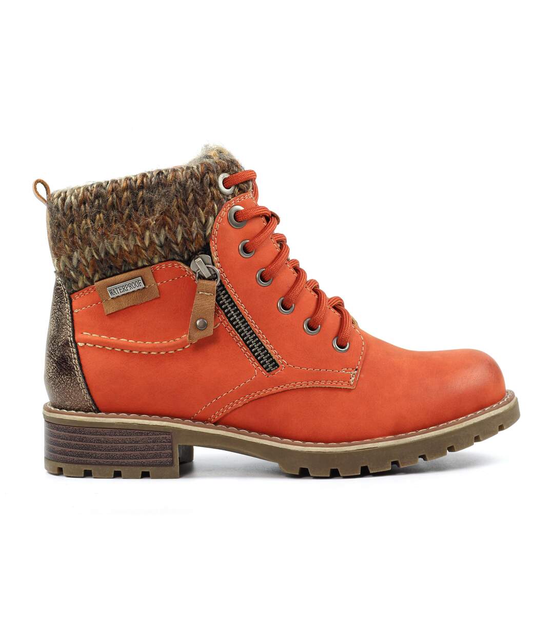 Bottines Millie Femme Orange Lunar-1