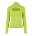 Haut Manches Longues Motif/style Découpé Femme Jaune Fluo Urban Classics-1