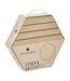 Lot de 3 Panneaux Déco Hexagonal Colva 30x26cm Beige-4